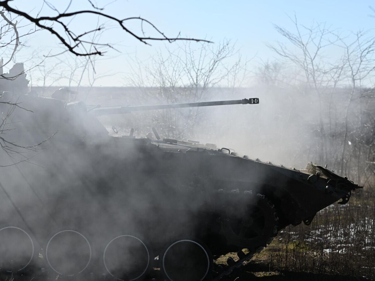    БМП-2 военнослужащих мотострелковых подразделений ВС РФ в зоне СВО© РИА Новости / Алексей Майшев