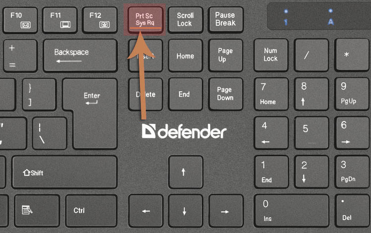 клавиша Prt Sc SyS Rq