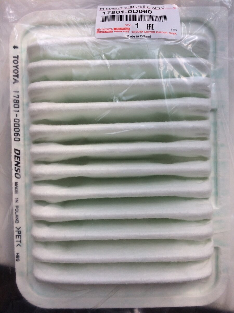 TOYOTA 17801-0D060 Made in Poland