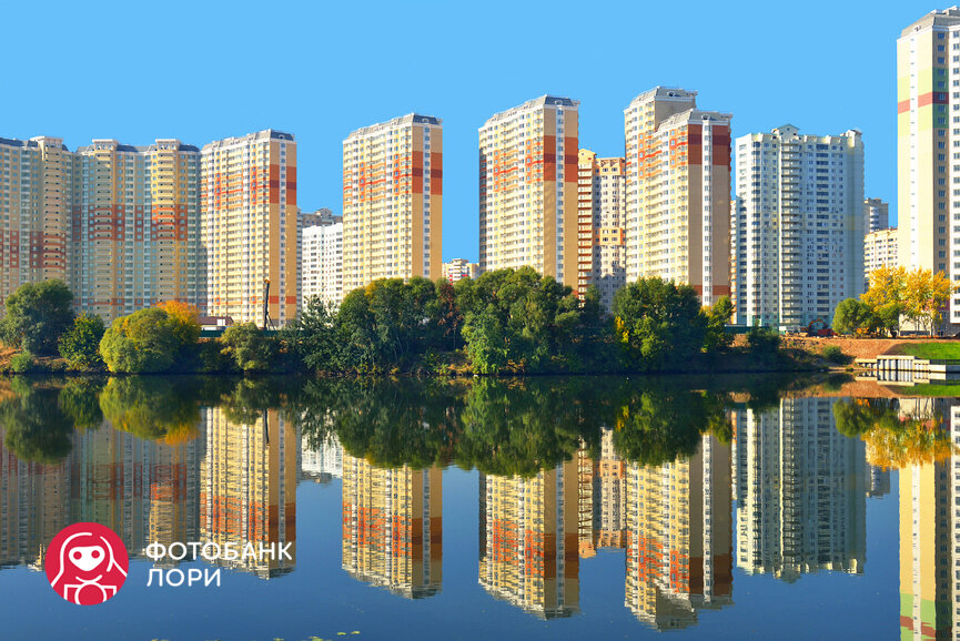 Павшинская пойма — современный микрорайон города Красногорска в Подмосковье (2014 год) © Валерия Попова / Фотобанк Лори 