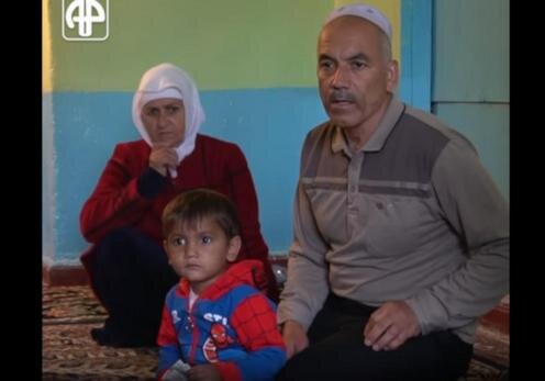  Семья Гулбегим Рахмоновой. Кадр видео с сайта «Азия-Плюс»