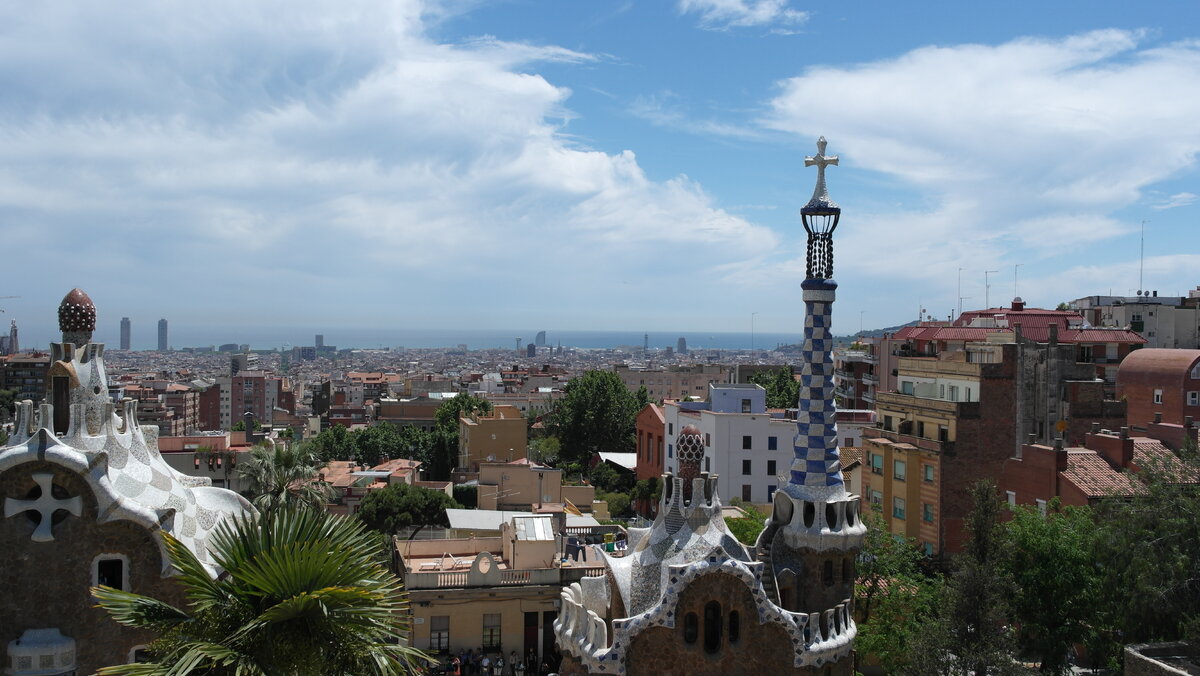 Барселона. Вид из Парка Гуэля