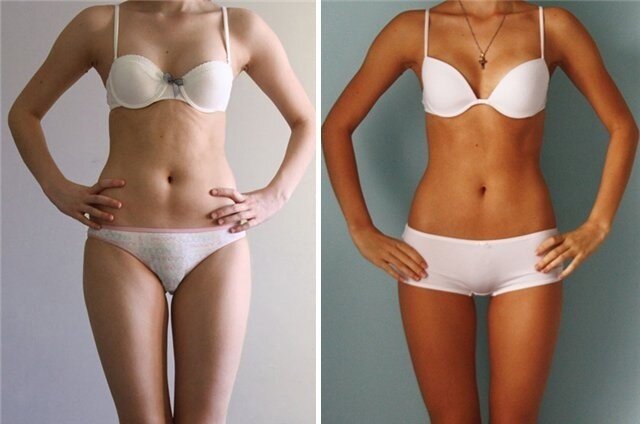 Сравнение до и после 