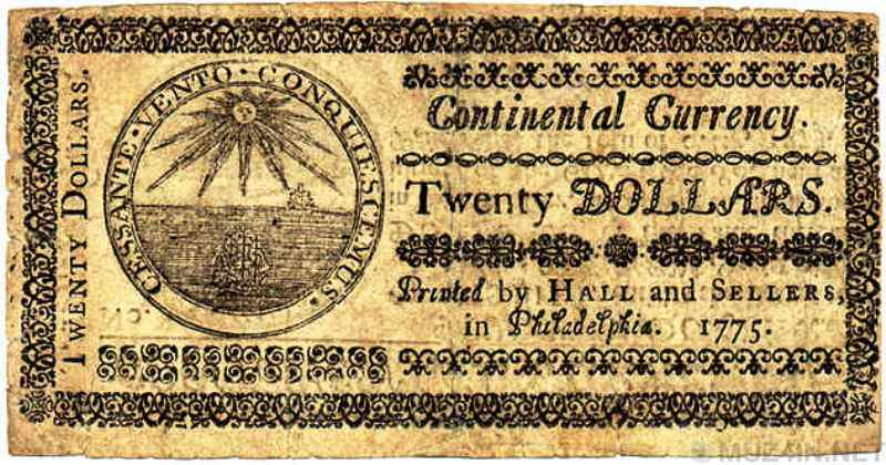 Континентальный доллар (англ. Continental currency) образца 22 июня 1775 года