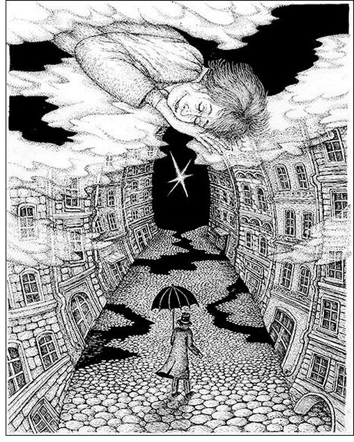 иллюстрация к произведению Достоевского "Сон смешного человека" 