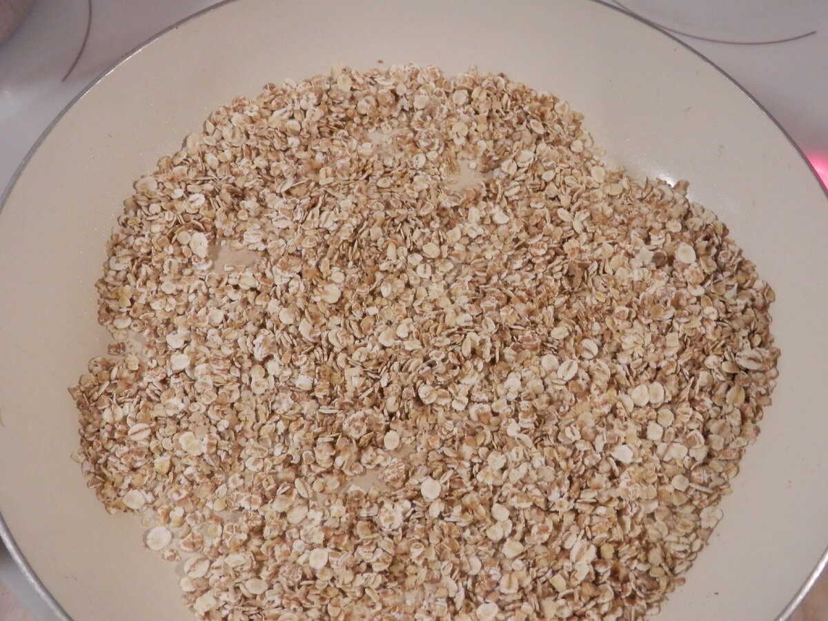 Овсяные хлопья жареные 