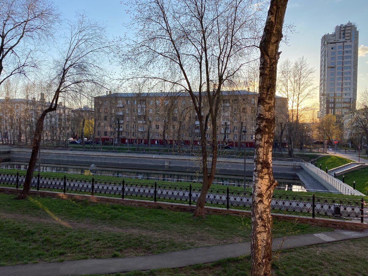 Нас спасает в изоляции незастеклённый балкон и нереально красивый парк.