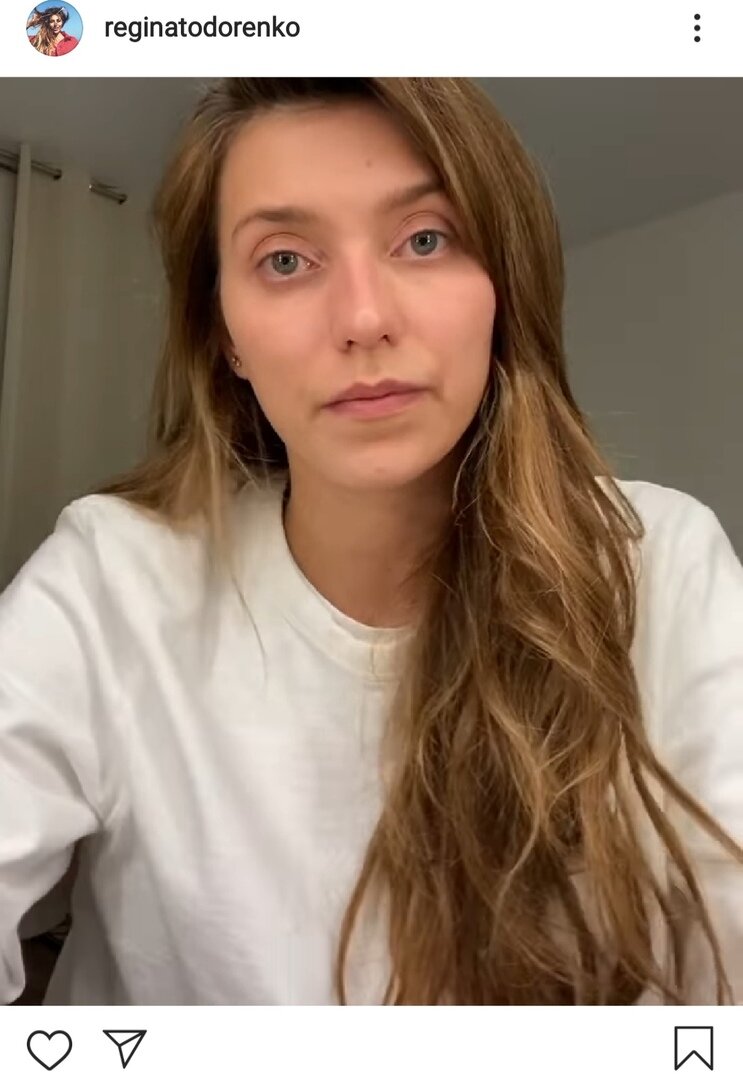 Видео с извинениями Регины Тодоренко в её инстаграме