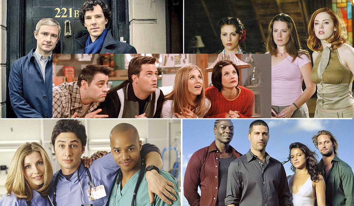 За первое десятилетие 2000-х мы посмотрели множество сериалов. Какие-то запустились еще в 90-е, и в начале 2000-х снимались уже их последние сезоны. Другие, наоборот - только стартовали.