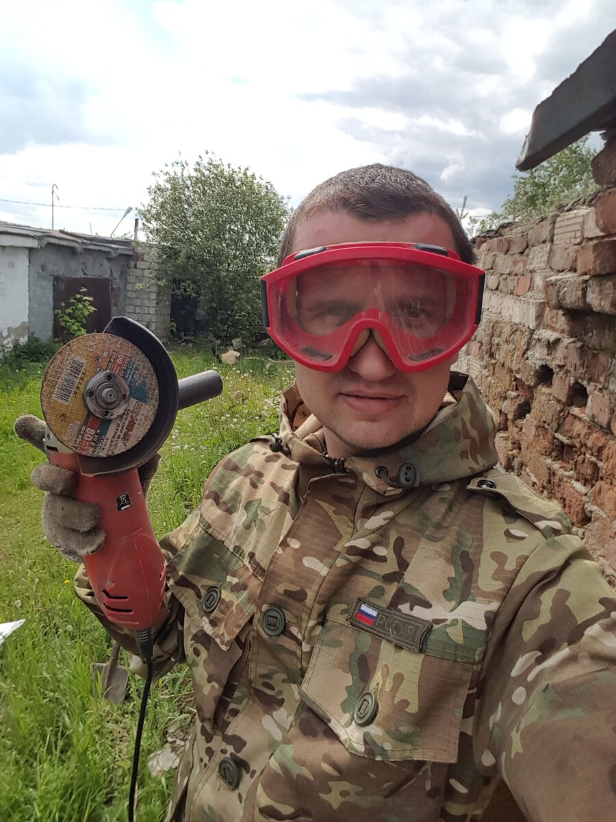 Работаем болгарской обязательно в очках 