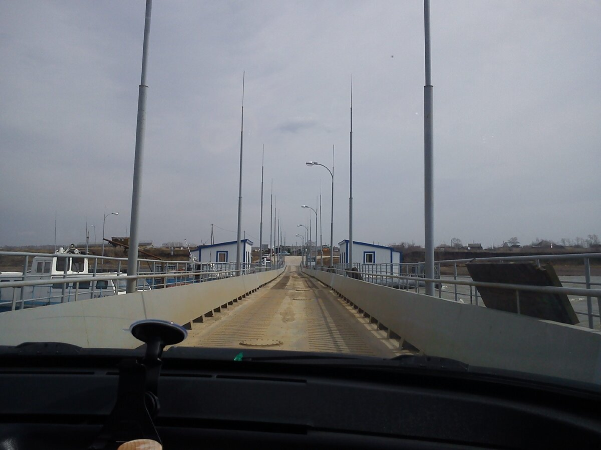 Понтонный мост Юрга- Поломошное