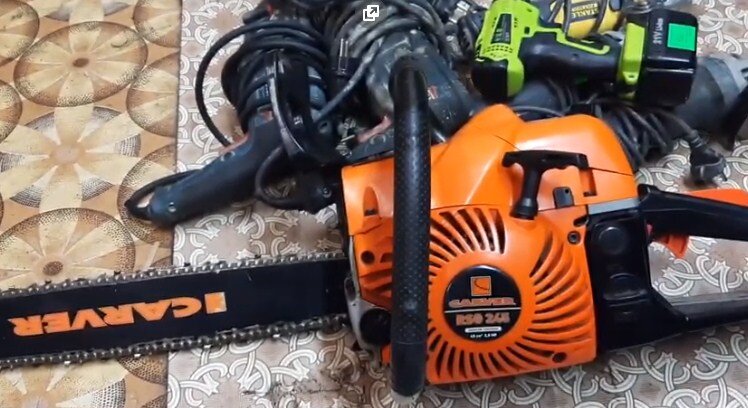 мощность бензопилы в технической документации