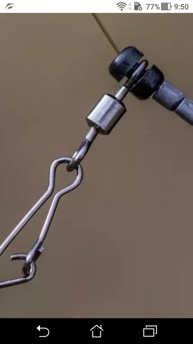 фото Как правильно собрать фидер снасть + карабин с бусинкой