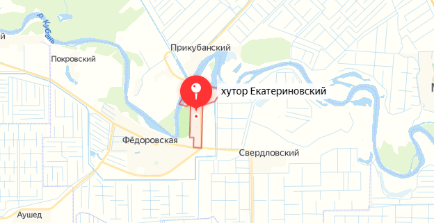 Станица федоровская краснодарский край карта