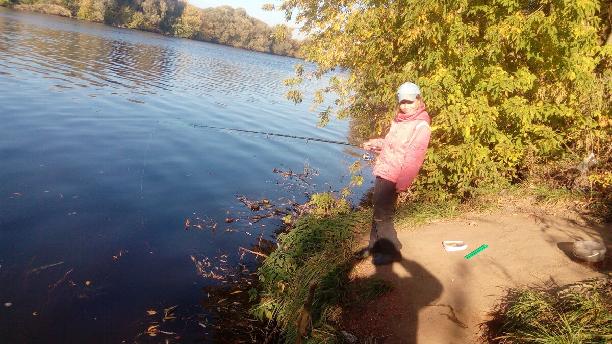 Только закинула удочку
