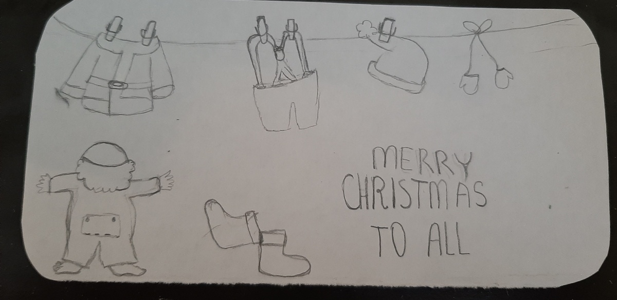 Отрисока деталей карандашом.