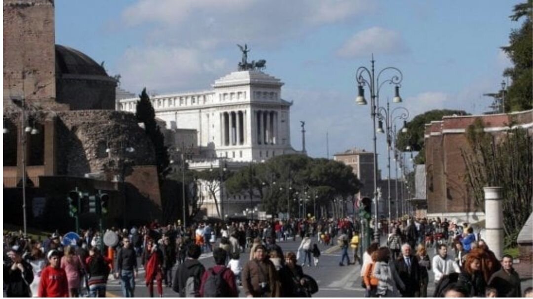 Рим в последнее воскресенье осени 2020