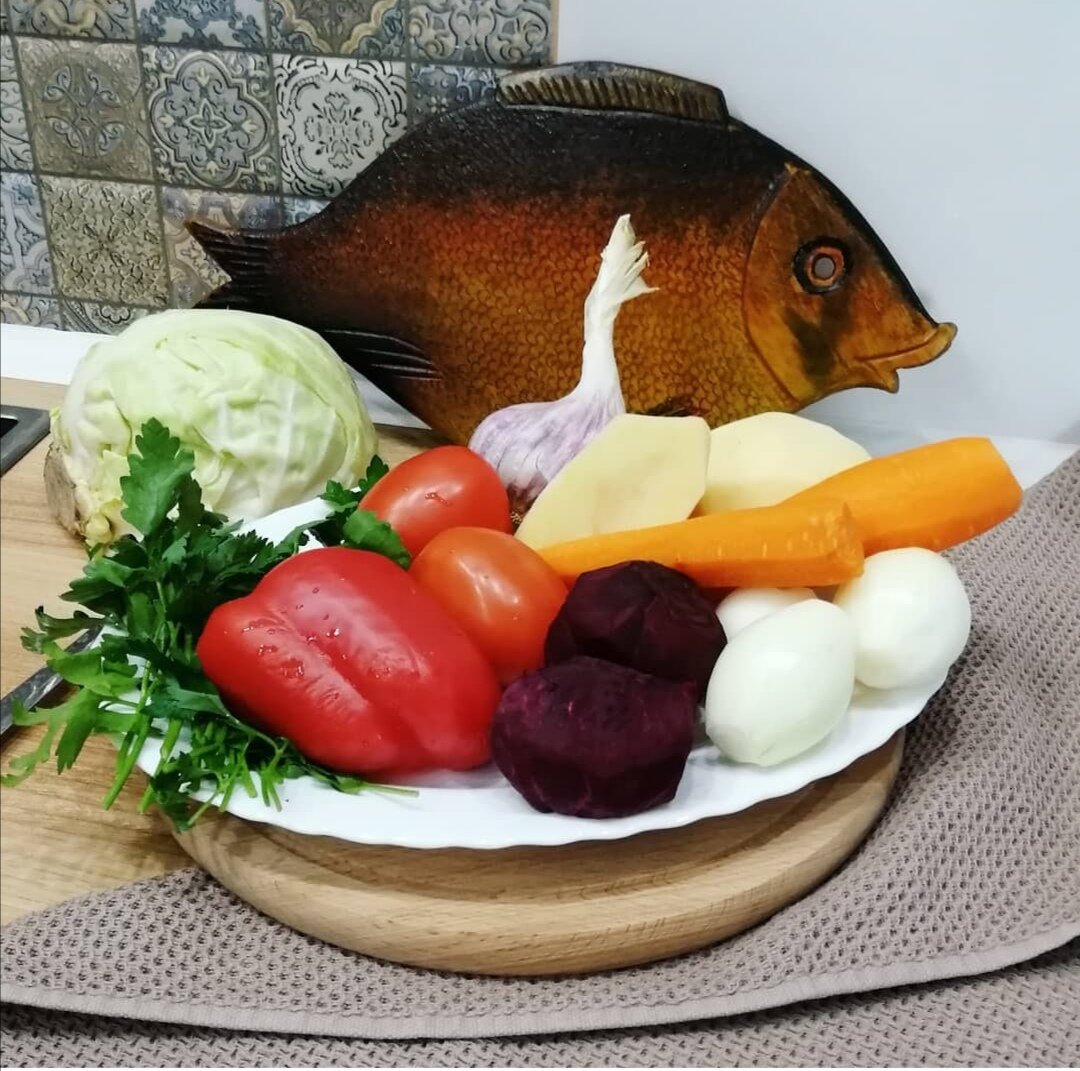 Самый вкусный борщ получается из свежих овощей 