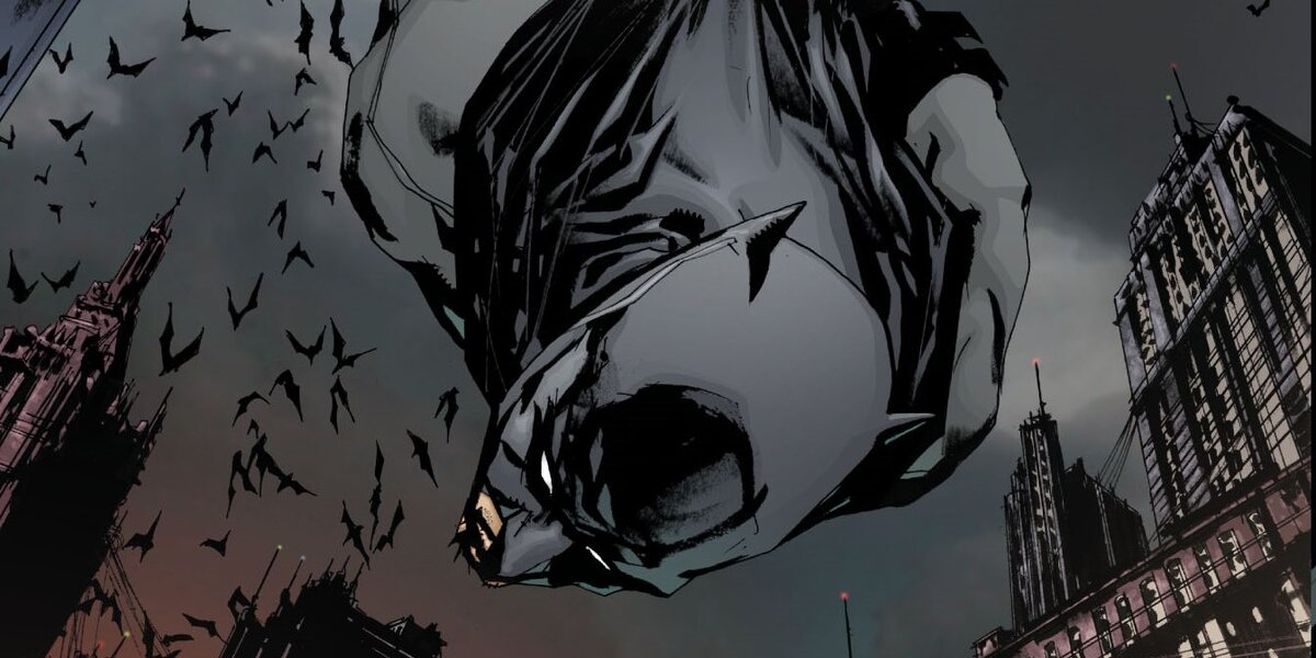 Фрагмент панели из графического романа Скотта Снайдера «Бэтмен. Чёрное зеркало» © ООО «Издательская Группа «Азбука-Аттикус»