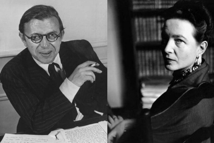 Жан-Поль Сартр и Симона де Бовуар