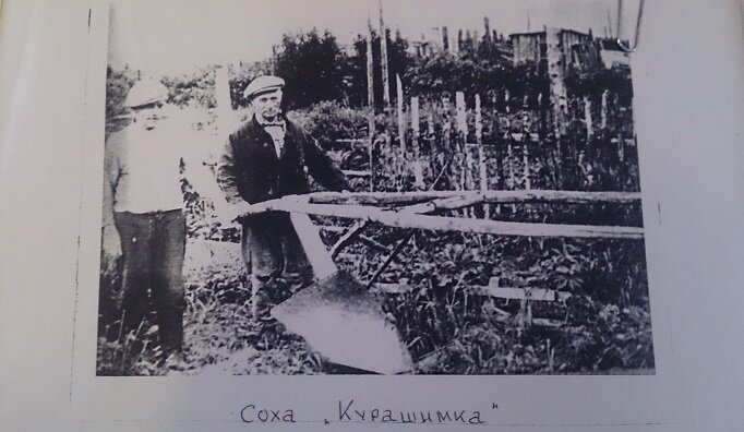 Соха -курашимка, изобретена в 1860 г. Из сетей