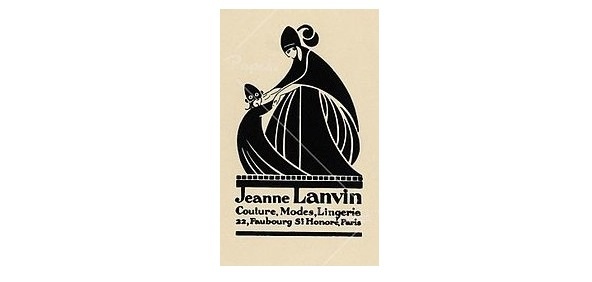 Логотип Дома Lanvin, созданный Полем Ирибом в 1907 году.