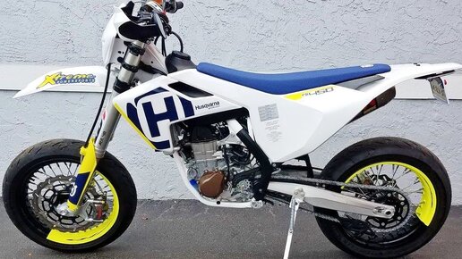 🔥 Husqvarna FS450 Supermoto - Шведская Асфальтовая Пуля 🚀!