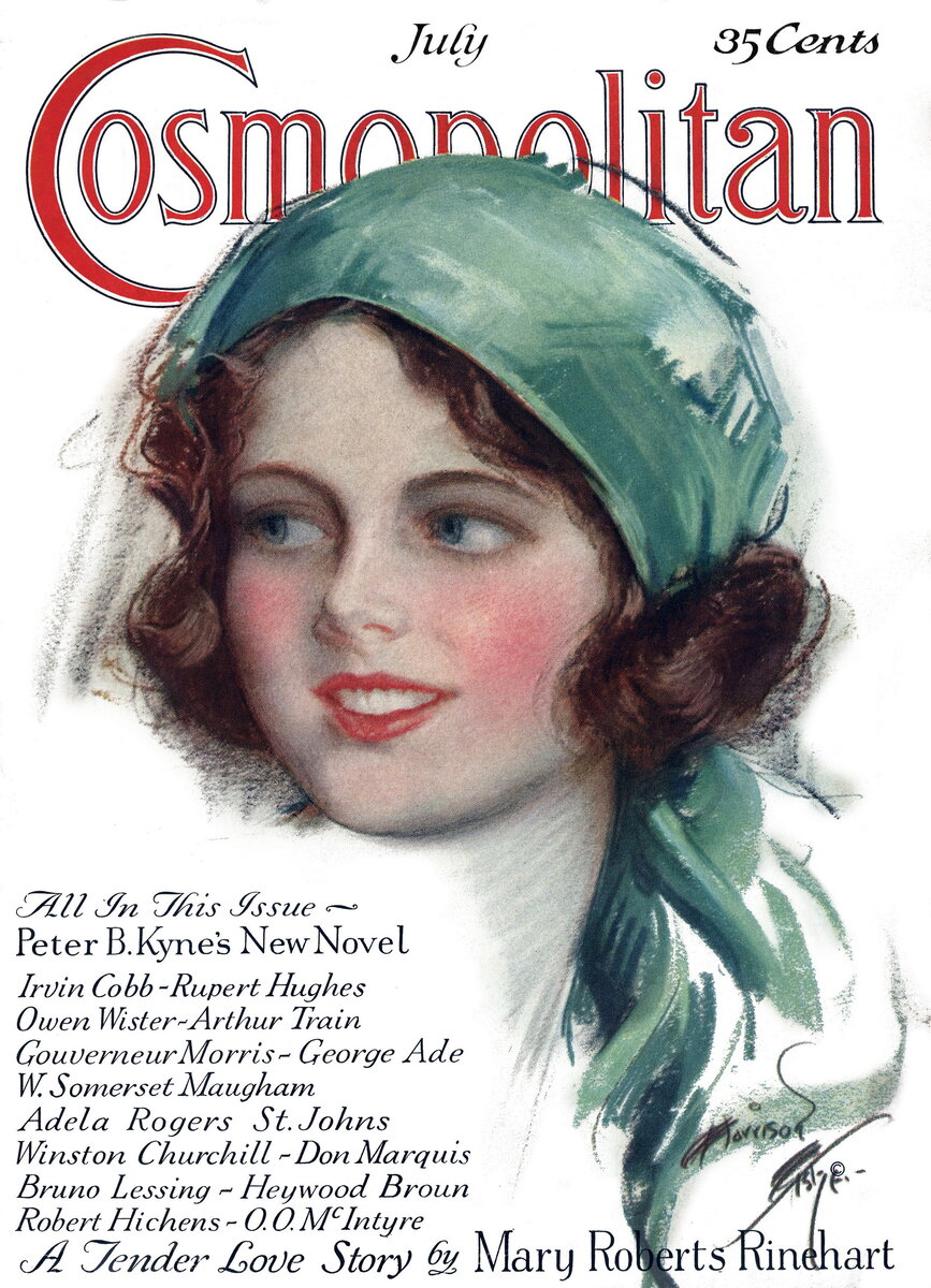 Харрисон Фишер. Обложка журнала Cosmopolitan, июль 1924 