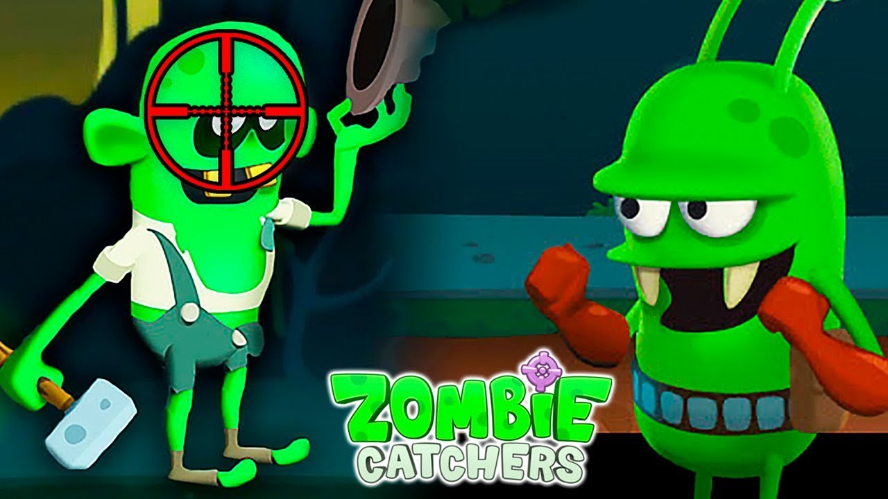 Охота НА Зомби в Zombie Catchers Ловим Зелёных Зомбаков Мульт игра Ловцы  Зомби #2