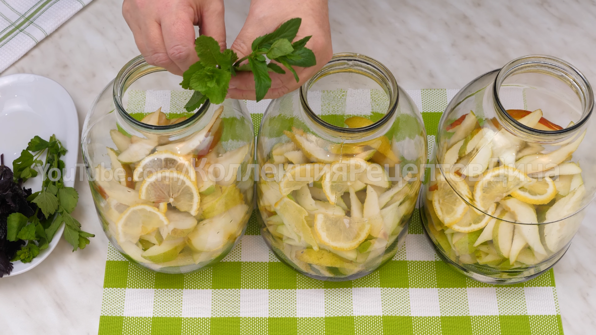 🍐🍋Очень вкусный и ароматный компот из груш с лимоном! Грушевый компот  дольками без стерилизации! | Дина, Коллекция Рецептов | Дзен