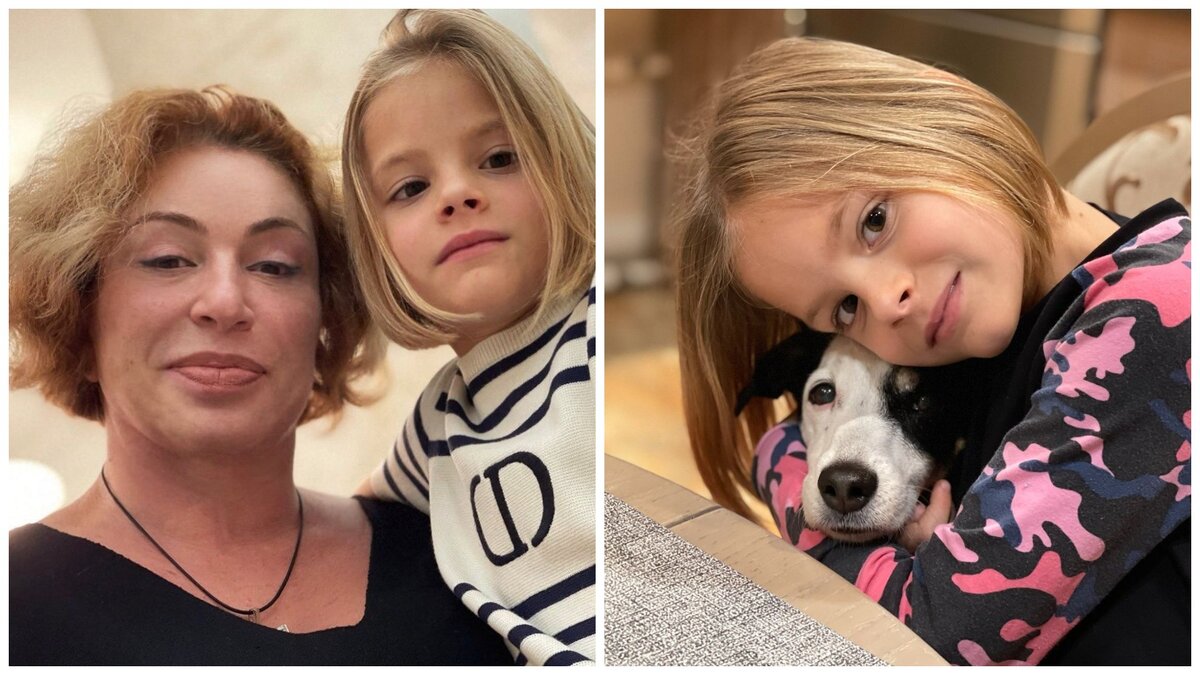 Симона Юнусова с внучкой Алисой