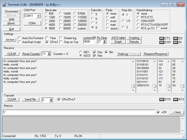 Передача данных по UART с МК ATmega328 | Приключения электроника | Дзен