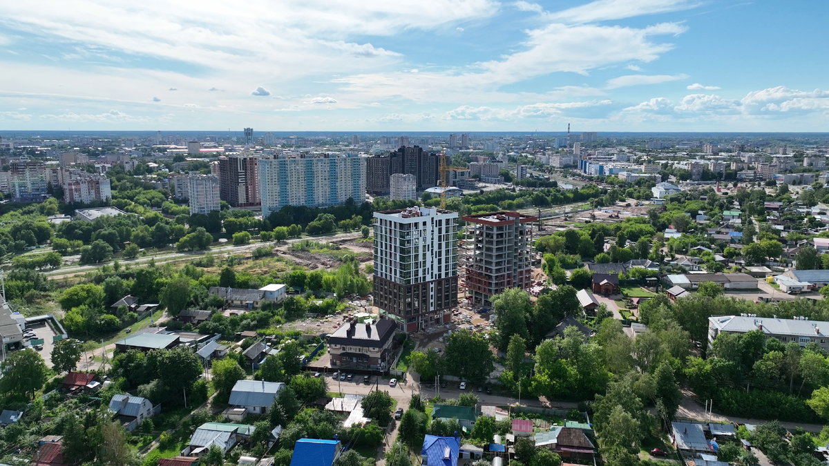 Микрорайон ЗВЕЗДНЫЙ. Ход строительства. 10.08.22 | Холдинг КСК | Дзен