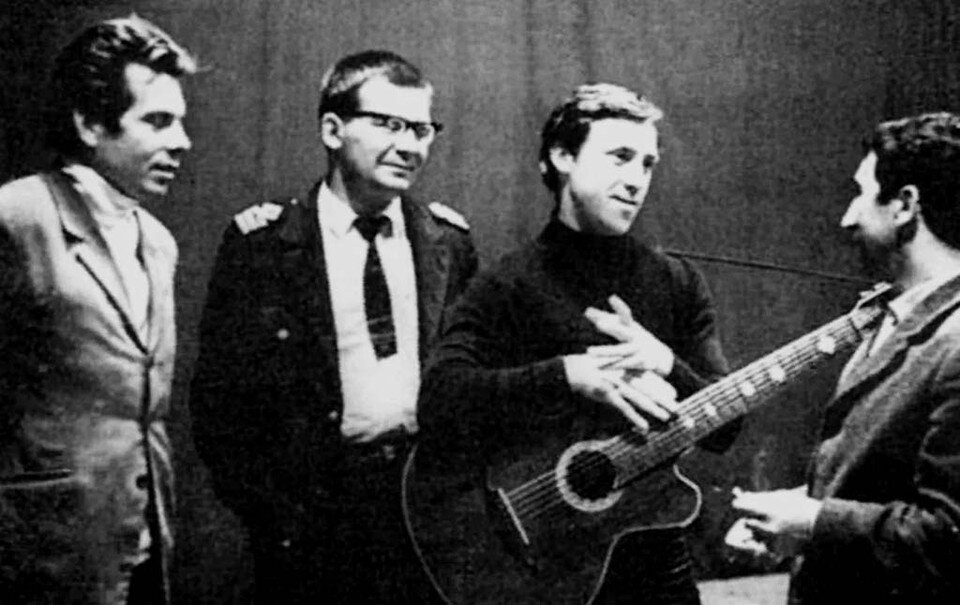     Якимов, Чурилин и Высоцкий. Фото: Борис Подалев