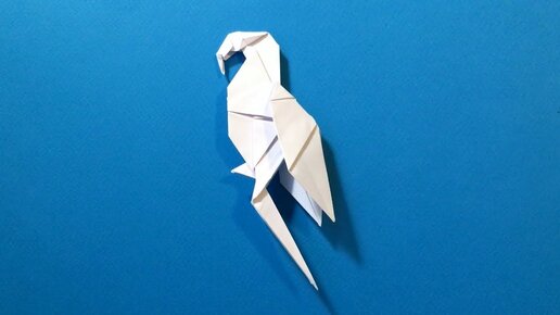 Оригами ПОПУГАЙ из бумаги | Оригами Птички | Origami Paper Parrot