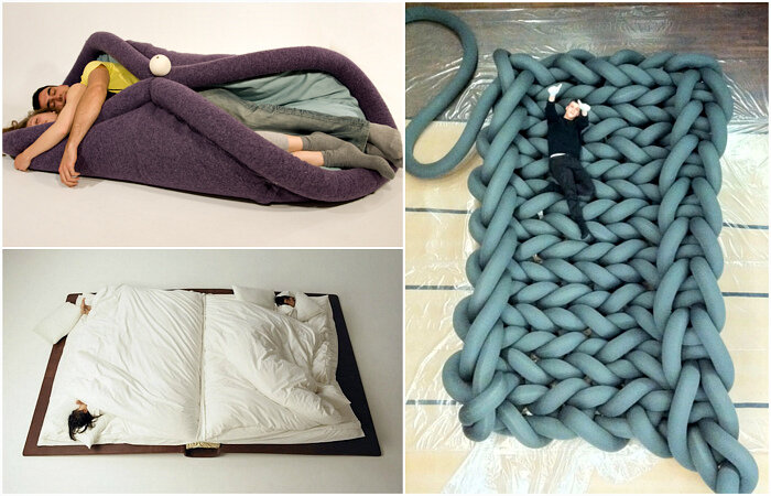  
Необычные кровати, которые украсят любую спальню.
Пожалуй, каждому хочется, вернувшись домой завалиться на удобную кровать, в которой можно не только хорошенько выспаться, но и чувствовать себя максимально защищённым. Кто-то мечтает об огромной кровати на двоих, кто-то предпочитает двухъярусную кровать, а кто-то желает приобрести нечто футуристическое, в чём и кровать-то не сразу узнаешь. В этом обзоре собраны самые неожиданные, самые необычные, а порой и странные кровати на любой вкус и цвет.
