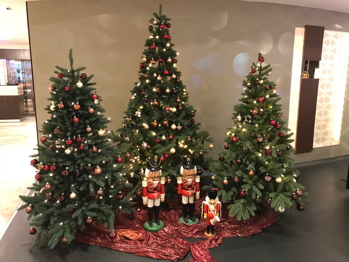 Главный вход в отель Crown Plaza