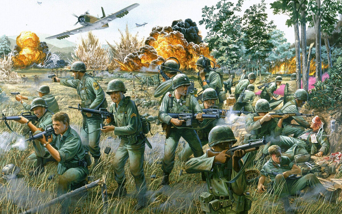 Война во Вьетнаме 1965-1974 арт