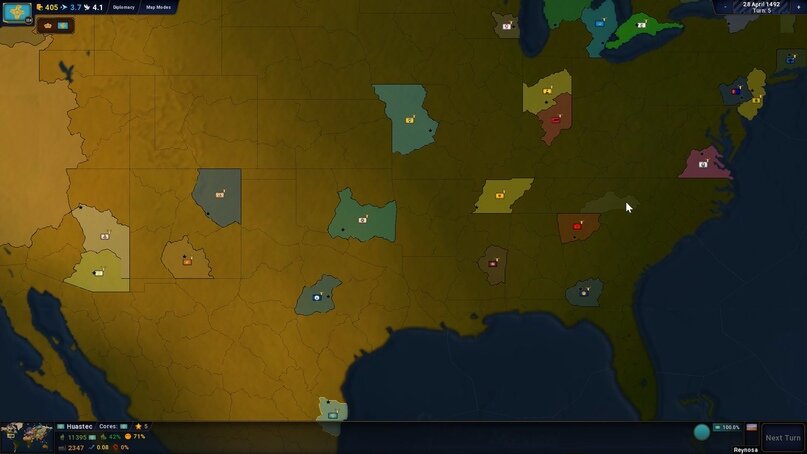 Американские племена в сценарии 1400 года.