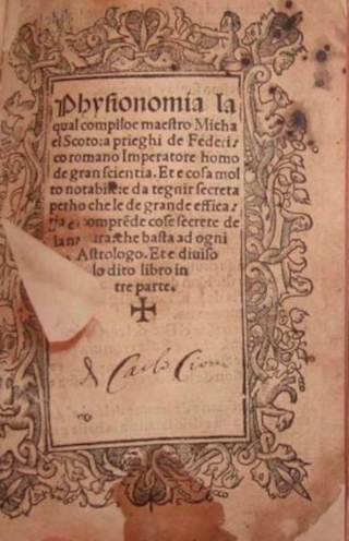 Титульный лист одного из трактатов М. Скота (Венеция, 1515)