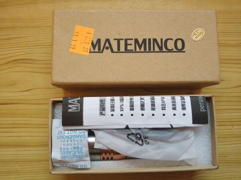 Фонарь mateminco mt01