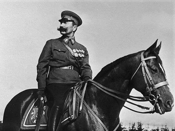 Маршал Буденный занят любимым делом, фото из открытых источников