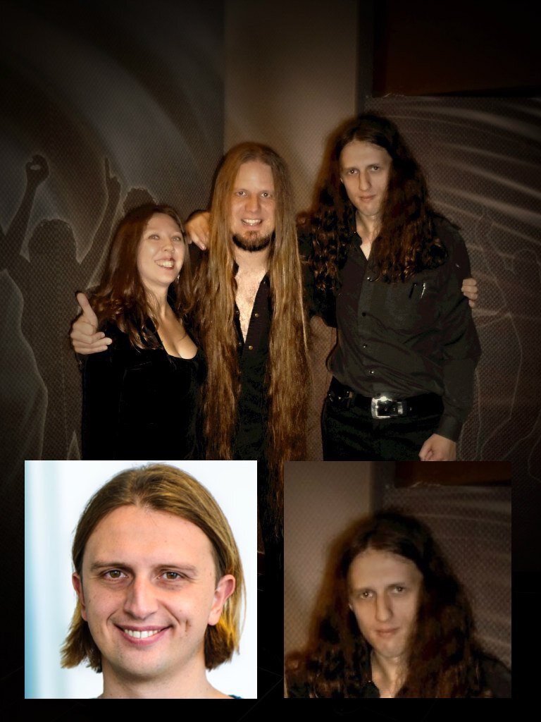 Young Nikolay Storonsky with his friends from their rock club