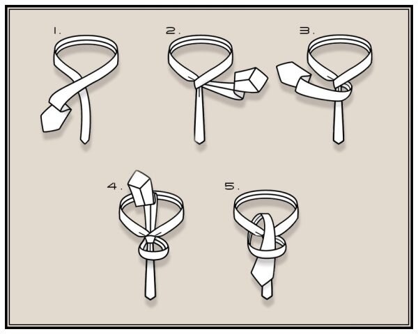 Как завязать узел галстука?