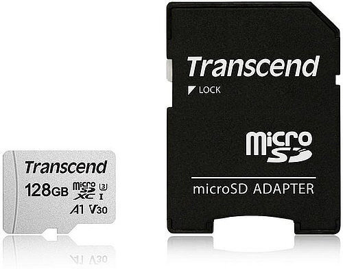 Карта MicroSD 128 ГБ Transcend 300S UHS-I, 95 Mb*s