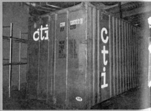 Общий вид контейнера № CTIU 1317221 до вскрытия