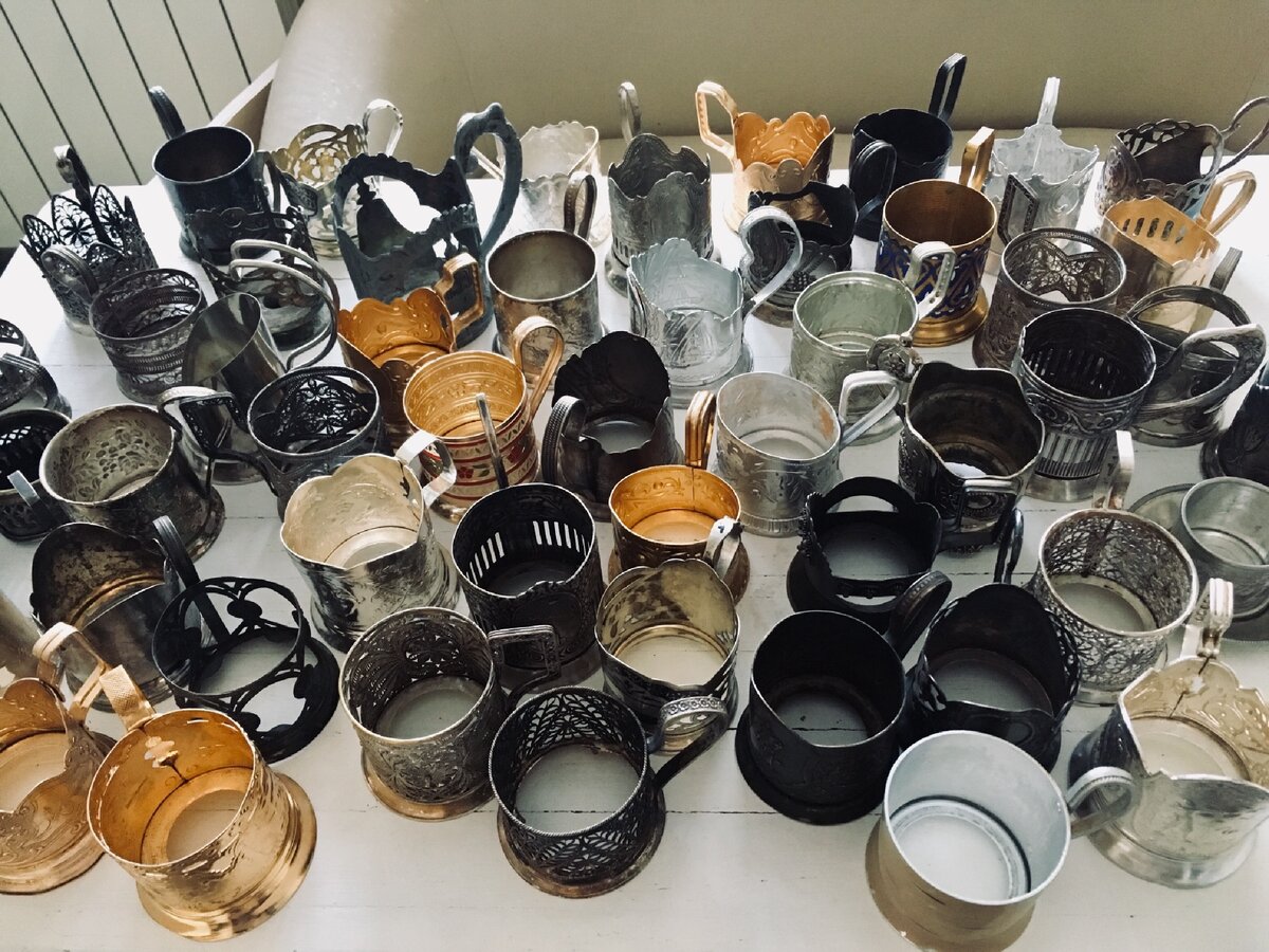 Коллекция подстаканников мужа