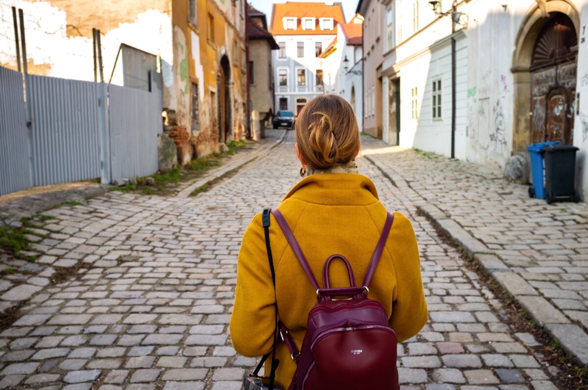 На улочках старого города.