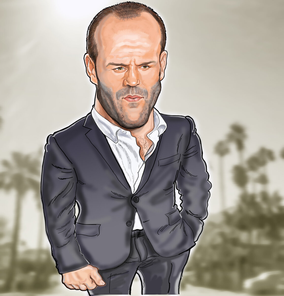 шарж на джейсона стетхэма www.moswed.com 