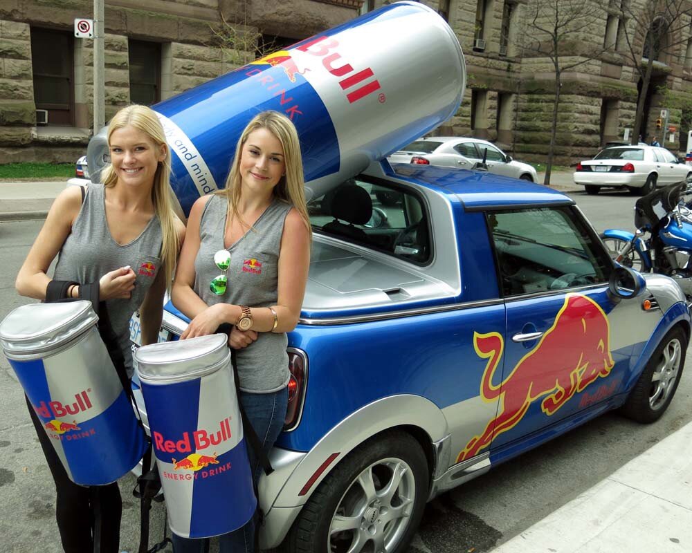 Red bull Drink girl